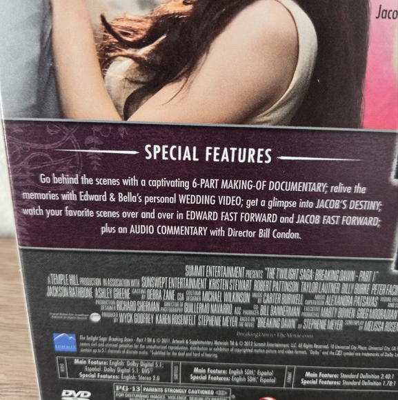 TWILIGHT Breaking Dawn Part 1 DVDs 📀 - Picture 4 of 5
